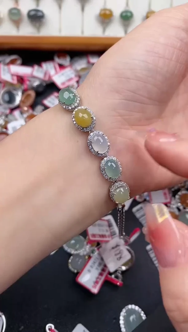 【闪购商品】翡翠戒指银S925镶嵌000003333    2