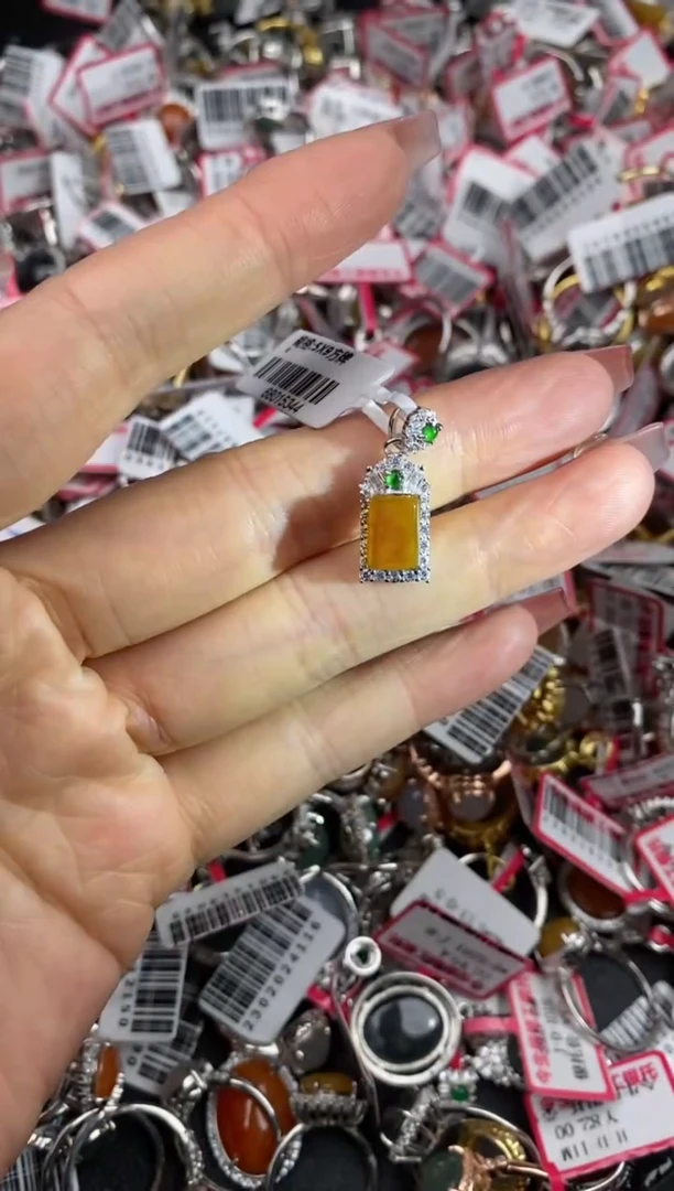 【闪购商品】翡翠戒指银S925镶嵌000  11111    8