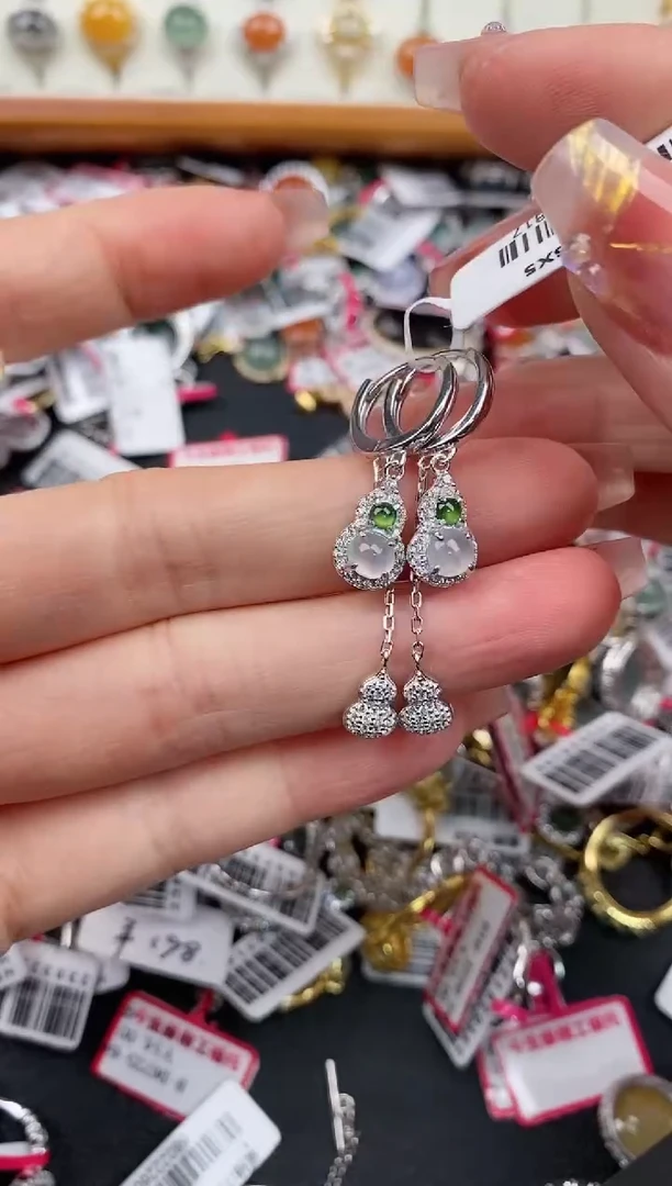 【闪购商品】翡翠戒指银S925镶嵌777777   4