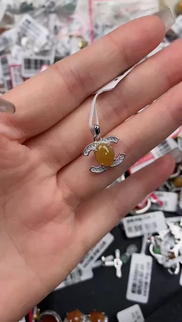 【闪购商品】翡翠戒指银S925镶嵌22222222   9