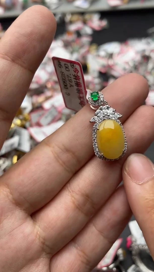 【闪购商品】翡翠颈饰银S925镶嵌99999   1