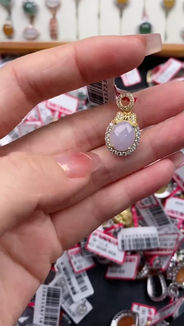 【闪购商品】翡翠戒指银S925镶嵌7777777   5