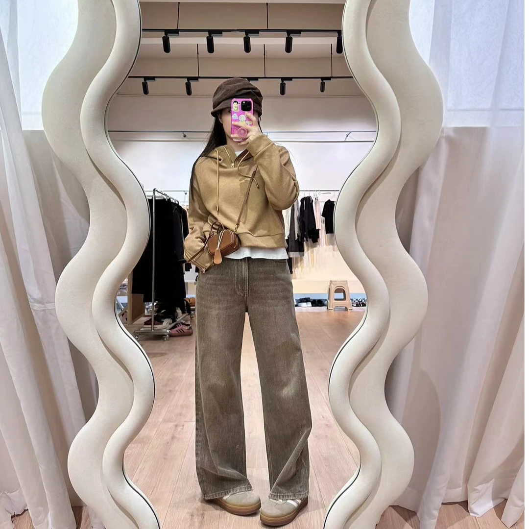 PM王囡囡 “可可曲奇“ 袖口拉链连帽设计感卫衣 NC1C0319