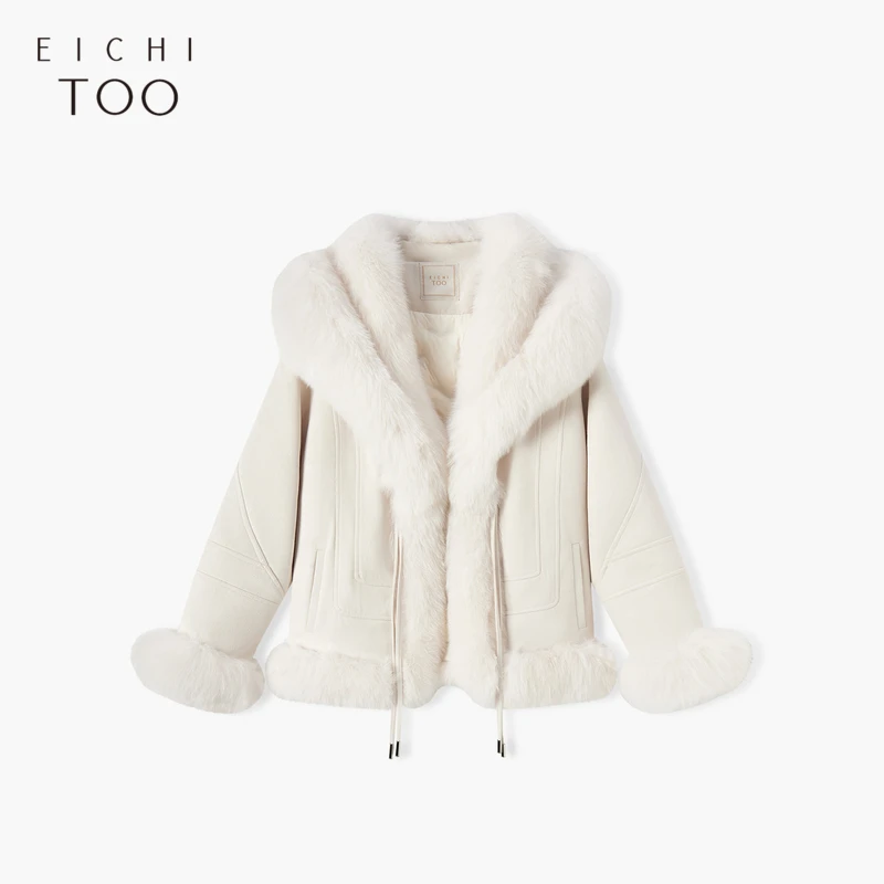 A爱居兔冬季柔软时尚保暖舒适外套EWQGJ4N016A