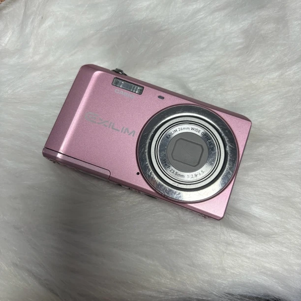 9新 Casio/卡西欧 zs5 樱花粉 下单后No退No换