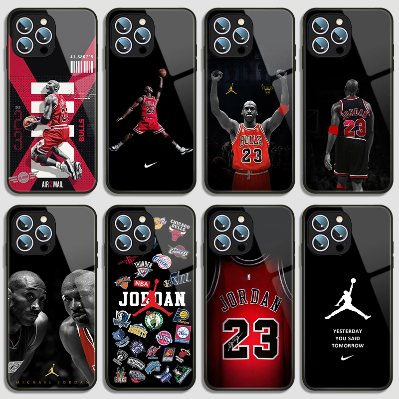NBA乔丹手机壳适用苹果1615篮球iPhone13promax明星12mini飞人14p