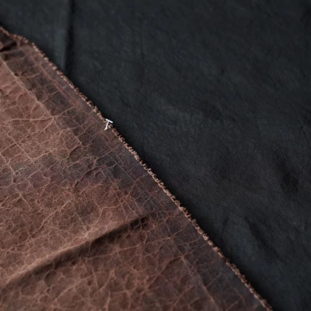 #4 素纱莨缘传统手工香云纱面料 专拍链接 面料特殊拍后不退换