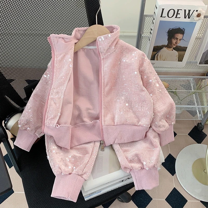 【米家原创】女童套装秋装2025新款儿童洋气两件套外套裤子春秋款