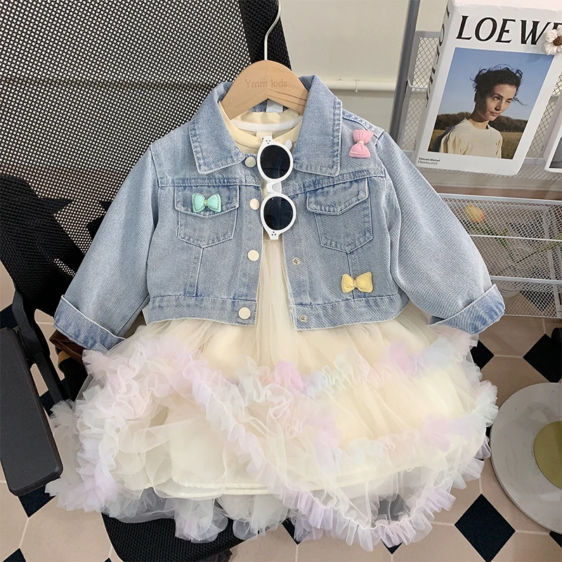 【米家原创】女童连衣裙秋装2025新款洋气公主裙小童套装春秋裙子