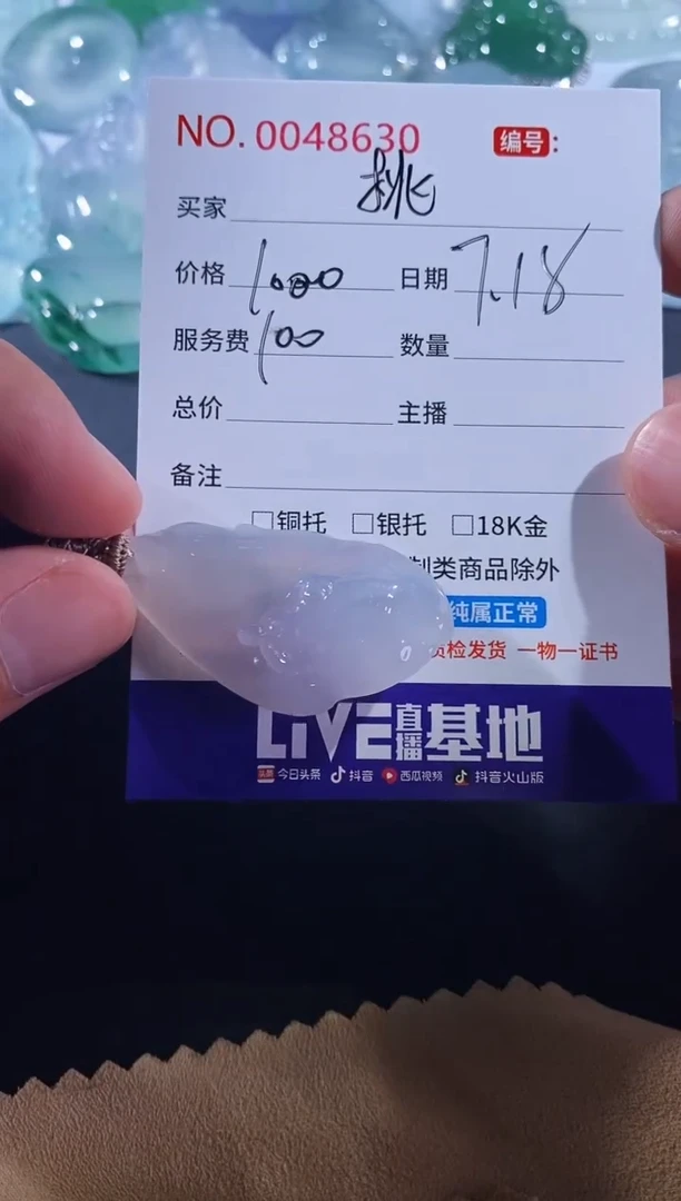 【闪购商品】翡翠颈饰未镶嵌！！！