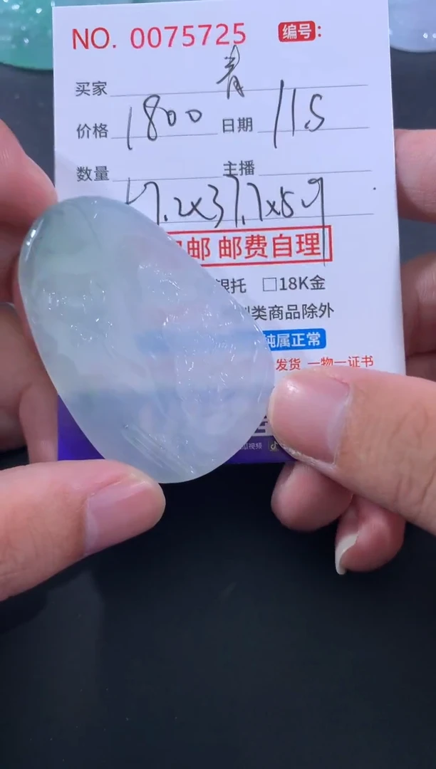 【闪购商品】翡翠颈饰未镶嵌青