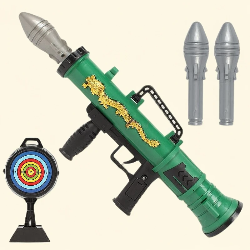 火箭炮发射导弹男孩女孩手持火箭筒绝地求生吃鸡男孩玩具