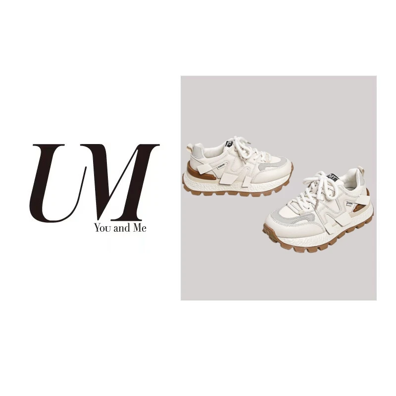 【U.M】复古撞色高帮鞋时尚百搭潮流