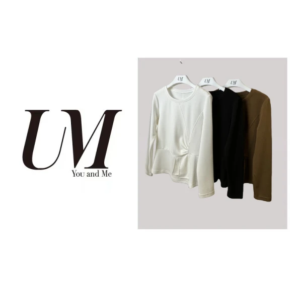 【U.M】小巴黎精致裙摆T恤舒适亲肤