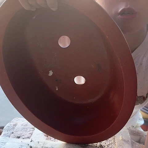 红陶20CM（含）-50CM（不含）38红色椭圆