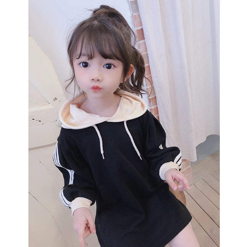 女童连帽卫衣裙DM159