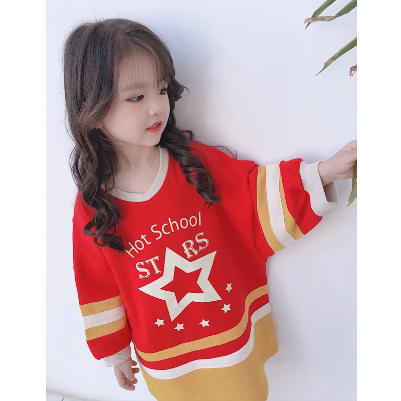 女童长袖连衣裙DM001