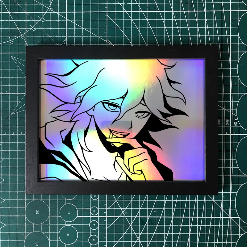 《弹丸论破》动漫炫彩镭射刮画零基础DIY镭射刮画纸材料包自带图案