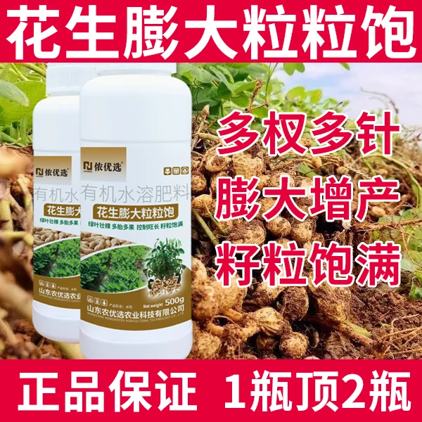 花生膨大粒粒饱绿叶壮棵颗粒饱满提高产量专用肥农肥快速功能增强