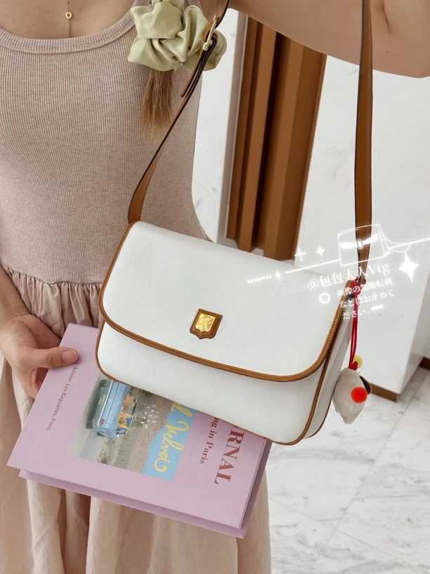 95新 Celine/思琳 白雪公主邮差包单肩包