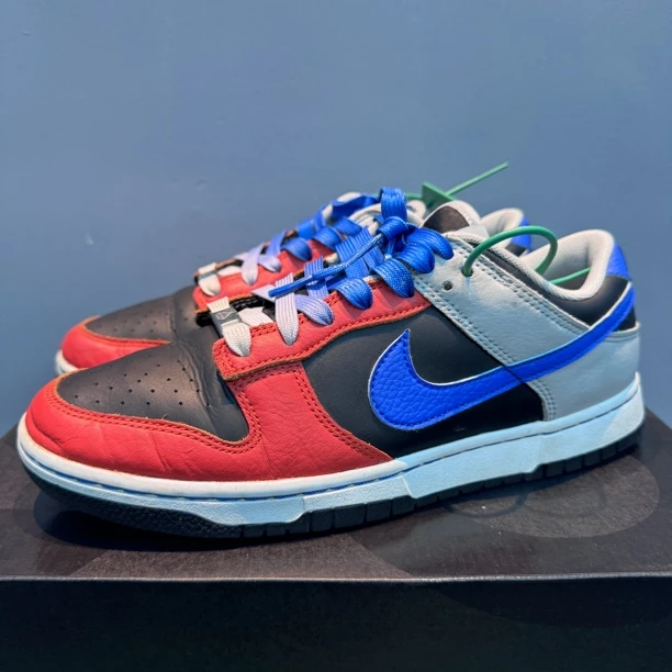 40码 ｜Nike Dunk Low NBA75周年 蓝黑橙 防滑耐磨 ｜假一赔四｜