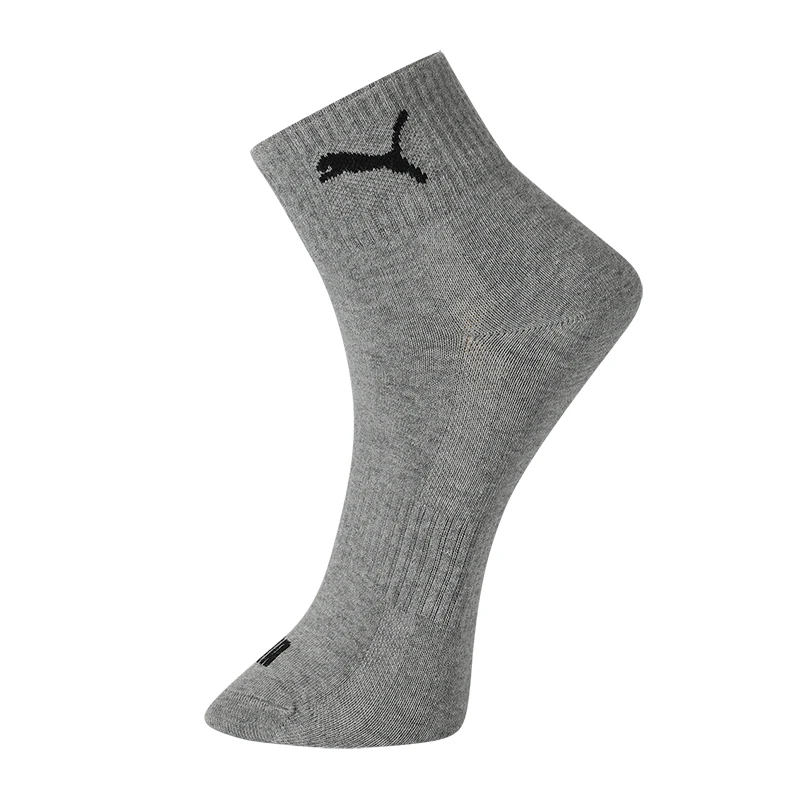 PUMA/彪马1双装高男士常规款弹力运动中筒袜