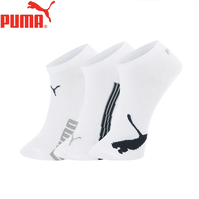 PUMA/彪马3双装时尚船袜男女夏季透气薄款运动袜袜子高考毕业季