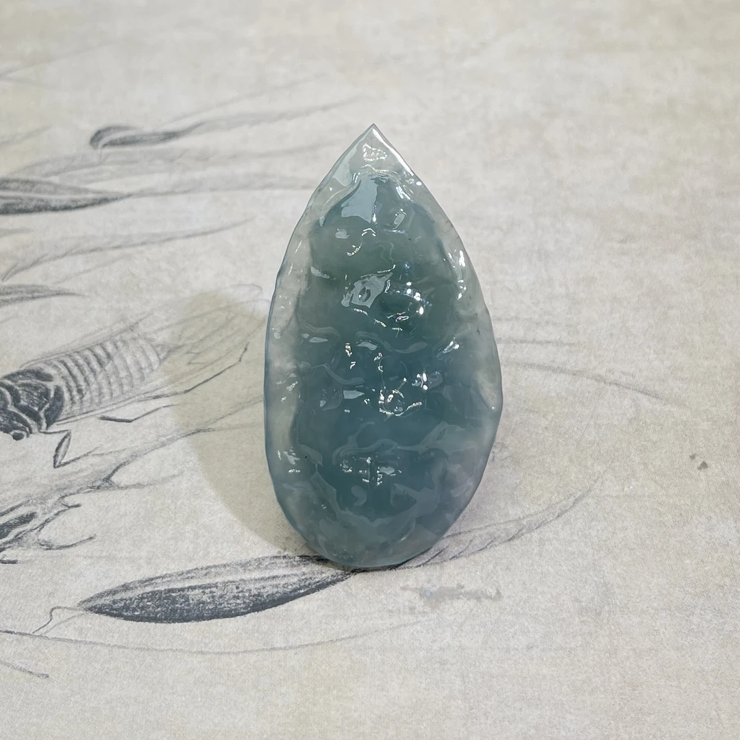JMA08-46 天然缅甸A货翡翠   精品天然翡翠A货原石吊坠