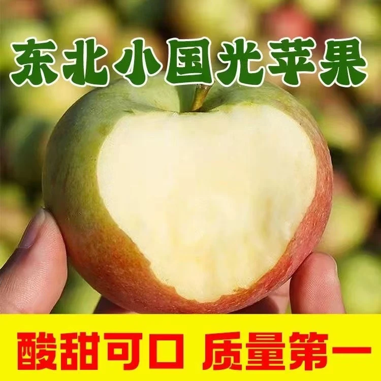 特级正宗老式酸甜瓦房店老树国光苹果整箱包邮