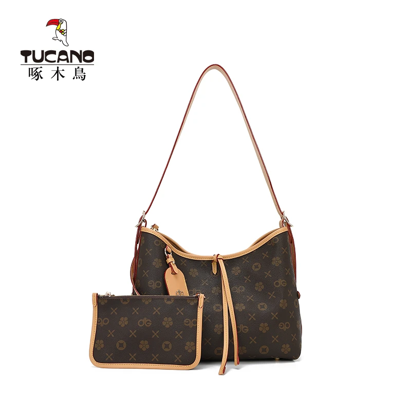 啄木鸟包包女春夏新款时尚轻奢大容量女士托特包单肩斜挎包腋下包