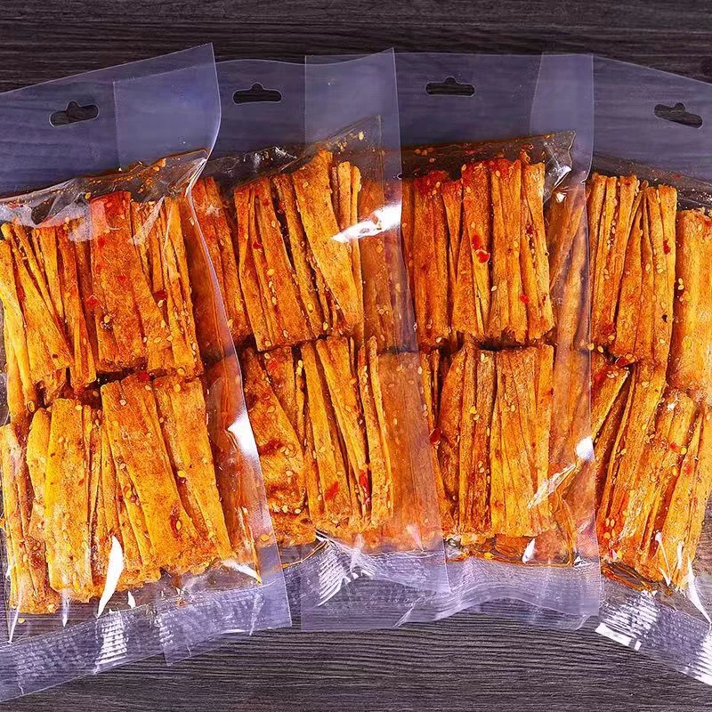 湖南特产手撕豆皮辣片儿时怀旧麻辣摆摊辣味零食小吃豆干网红辣条