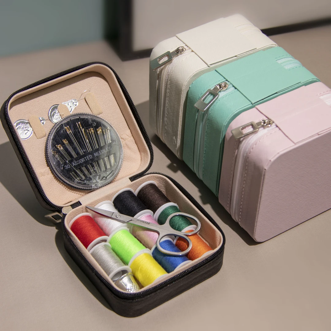 针线缝补工具学生套装针线盒针线被子家用高档针线盒家用针线一套