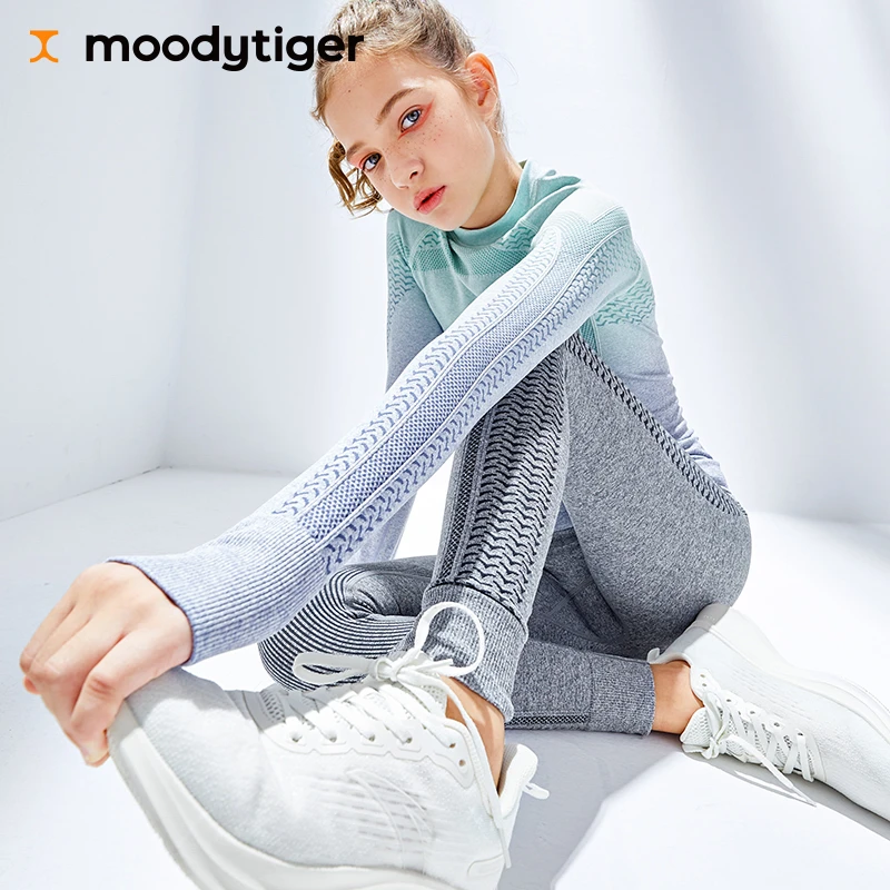 【冰雪专场】moodytiger冬季儿童一体织可外穿打底衫上衣裤子【H】