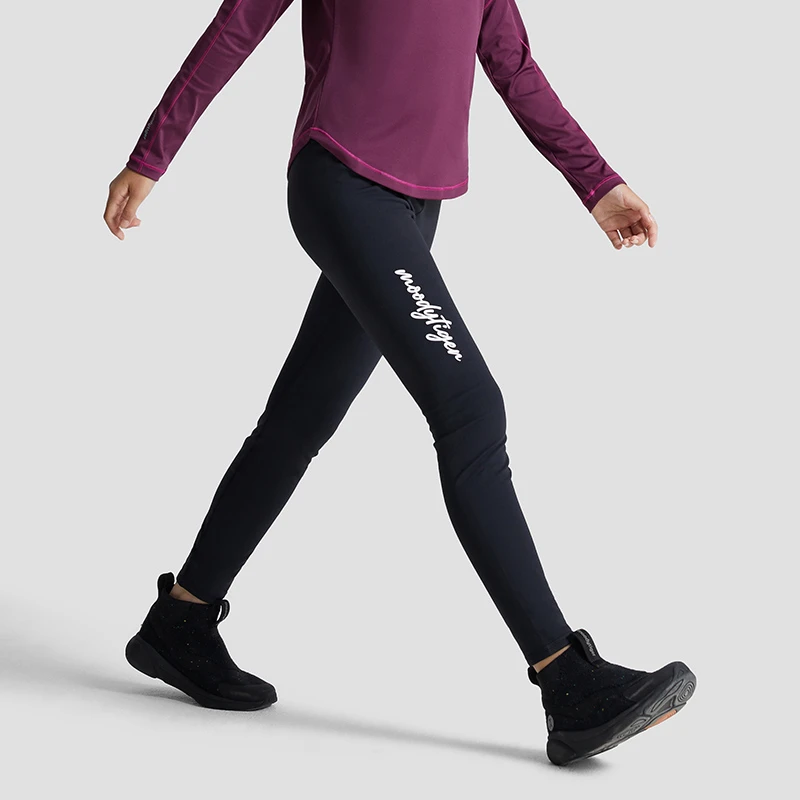 moodytiger打底裤女童运动裤瑜伽紧身裤小云朵M33211410【H】