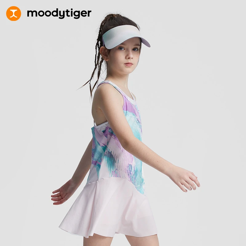 女童裙子夏季新款拼接防晒连衣裙M32211906