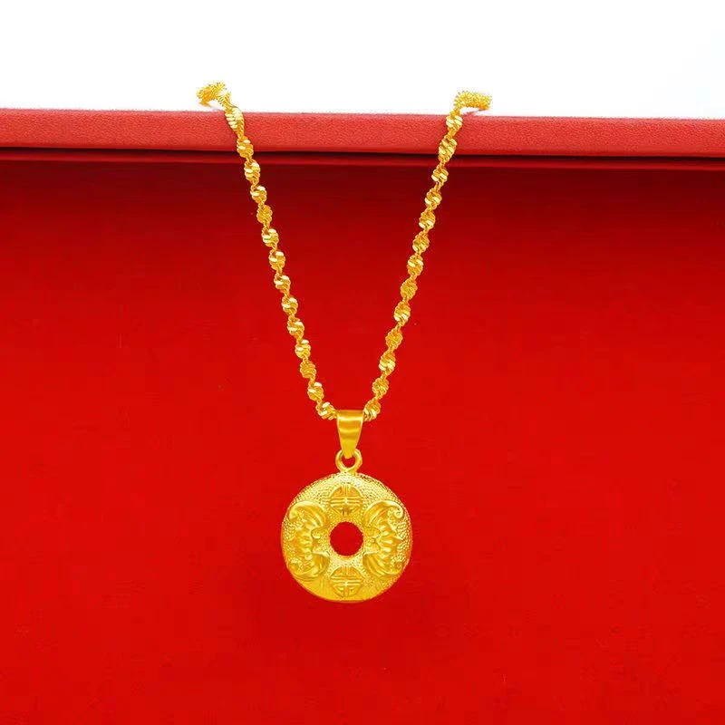 吊坠 吊坠 周鑫福（商家补贴福利）平安扣吊坠 时尚合金材质