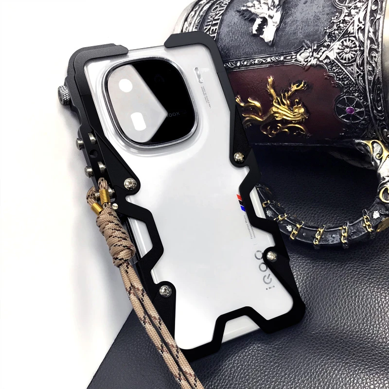 适用于vivoiQOO12手机壳iqoo10pro金属边框iqoo9铝合金iqooneo7男
