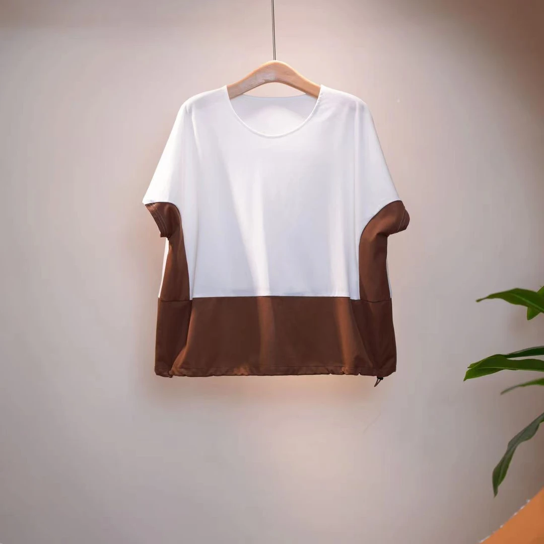 一席之地夏季清凉新款时尚设计感上衣减龄宽松显瘦百搭Z450443