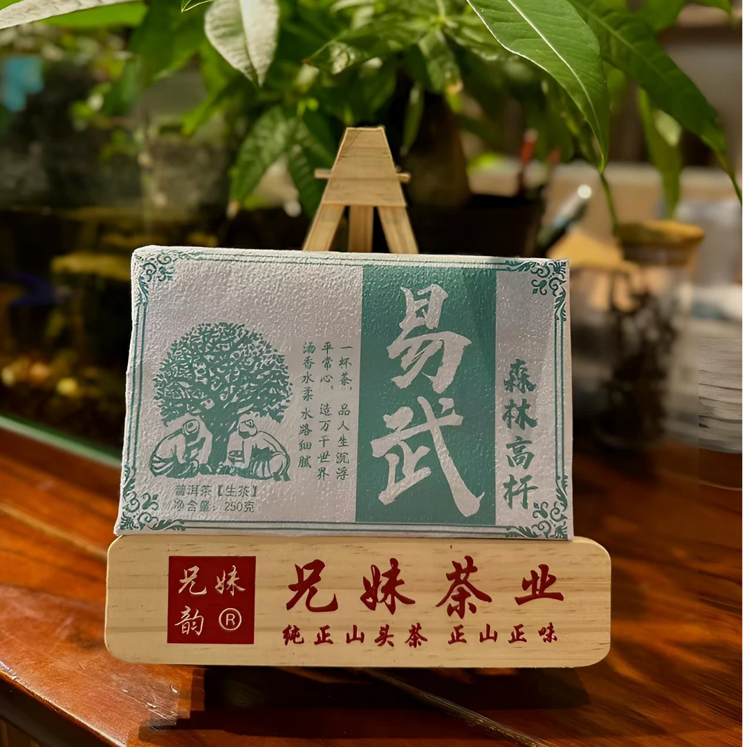 《等福利》2024年易武森林高杆水路细腻头春茶纯料普洱生茶250克/饼