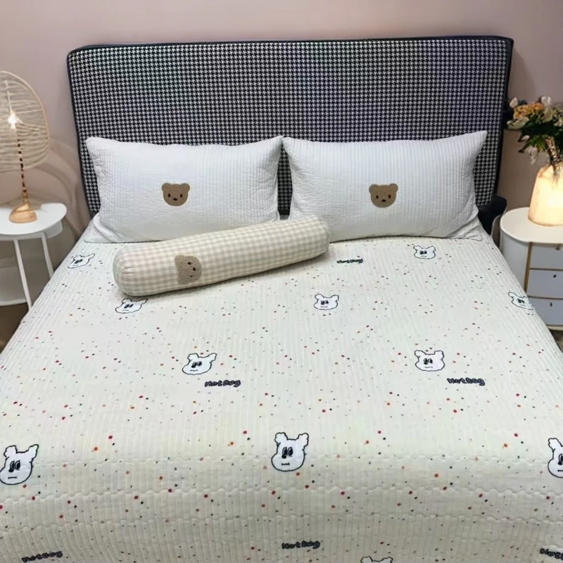 【点点狗】母婴级A类宝宝绒加厚加密款绗缝牛奶绒床盖