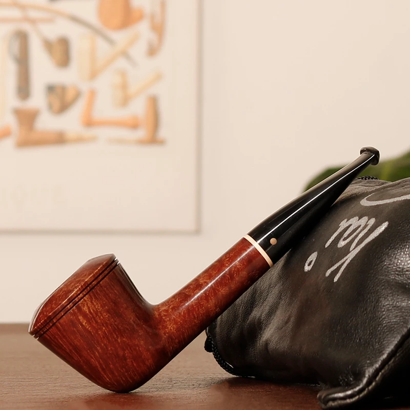 丹麦凯尼尔森Kai 珍宝A级 光面小直斗 科西嘉老料 手工石楠木烟斗