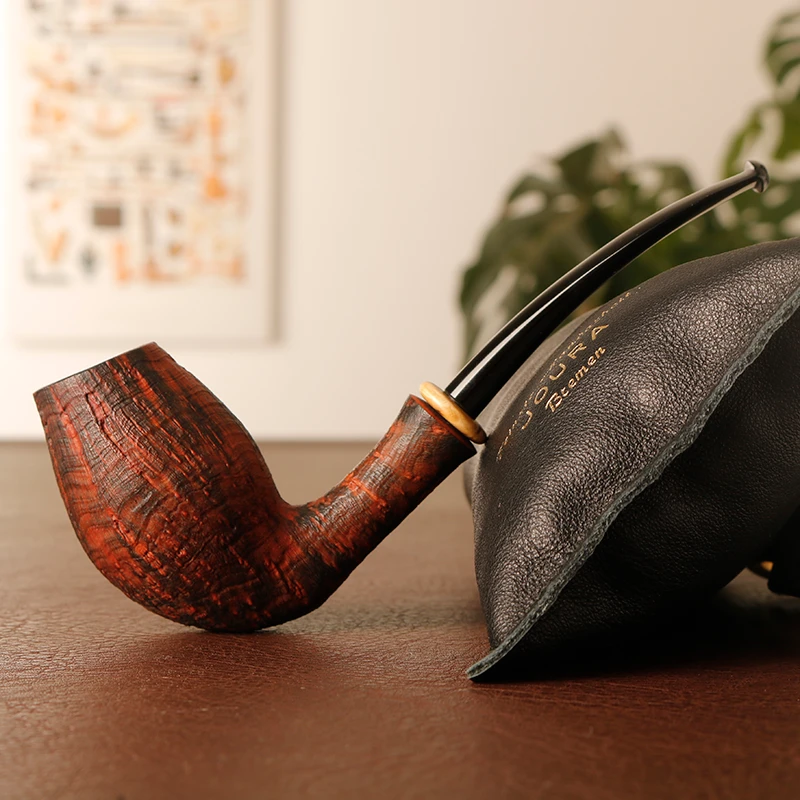 意大利·DUCA·杜卡 手工石楠木烟斗 喷砂喷砂自由式斗