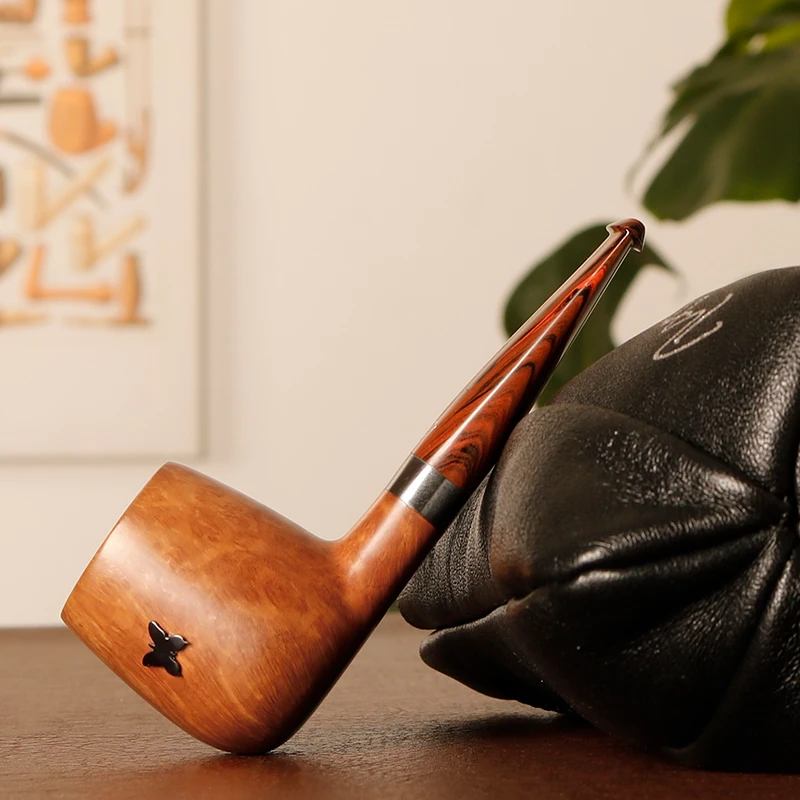 丹麦老大师TAO 陶尼尔森 撞球直斗原木色 小短斗 手工石楠木烟斗