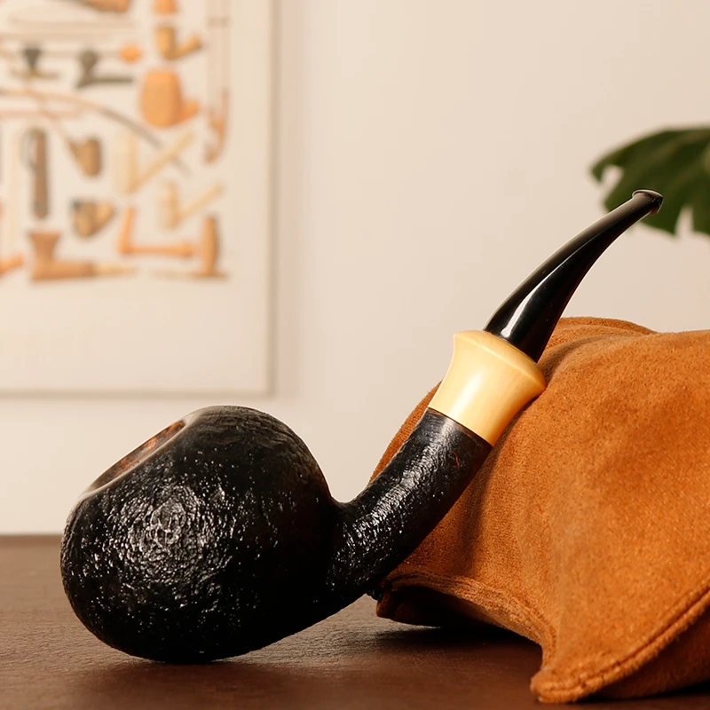 新手 杰弗森 卢泳工作室 黑色喷砂大橡果 石楠木烟斗
