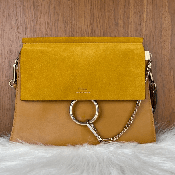 95新 Chloe/蔻依 波西米亚风圆环包经典复古