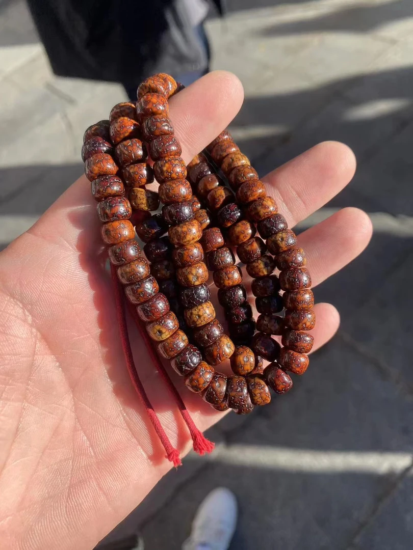 直切藏传老念珠星月