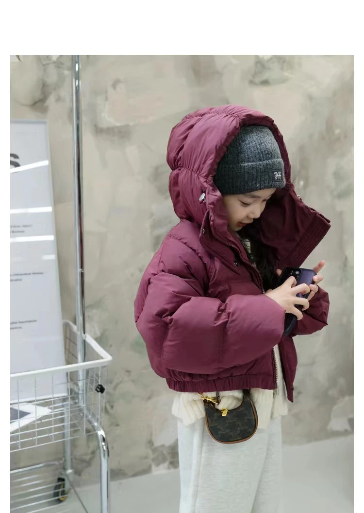 【现货】实体高货不是网销版女童羽绒服2023冬中长款连帽外套AWT306