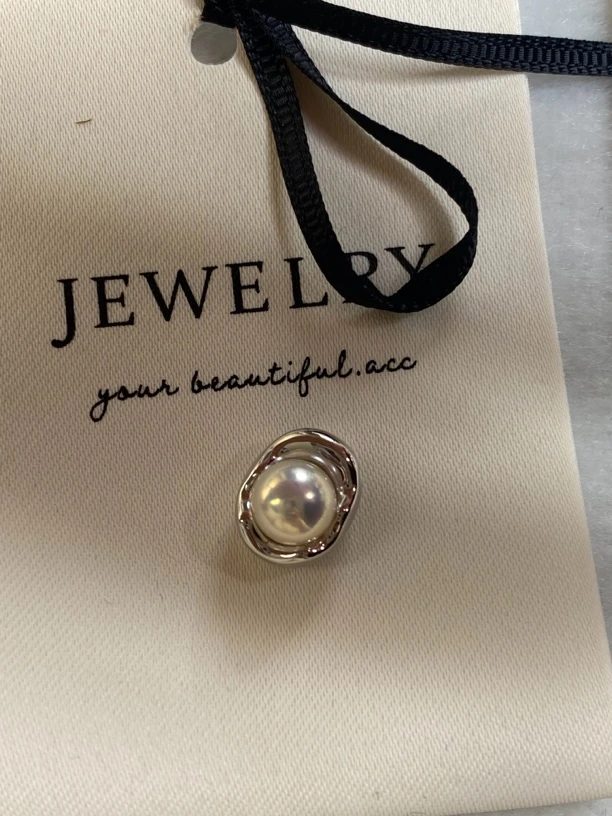 豌豆公主｜s925配件｜7-8mm极光淡水珍珠｜不含链｜发一件时尚百搭