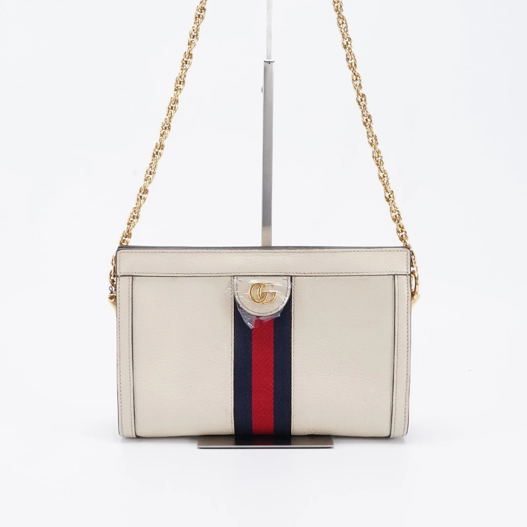 95新 GUCCI/古驰 ophidia链条包小号/BG22011825