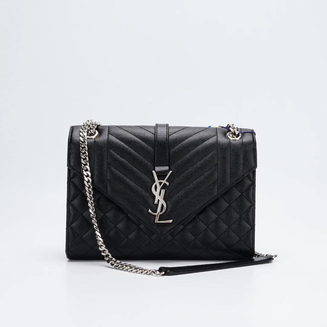 95新 YSL/圣罗兰 envelope信封包中号鱼子酱/ BG22013465